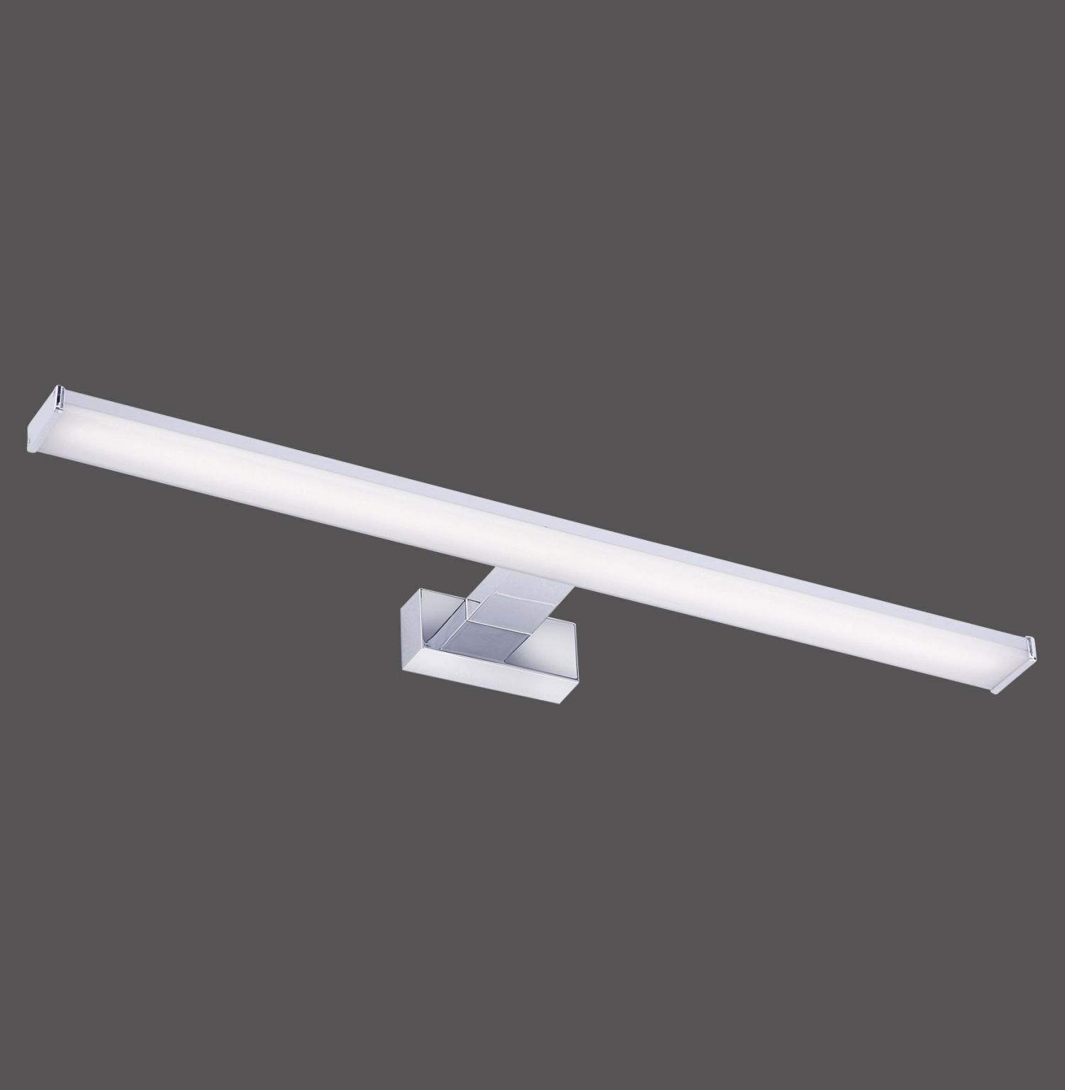 LED Wandlampe in Chrom Metall 1550 lm neutralweiß 60 cm