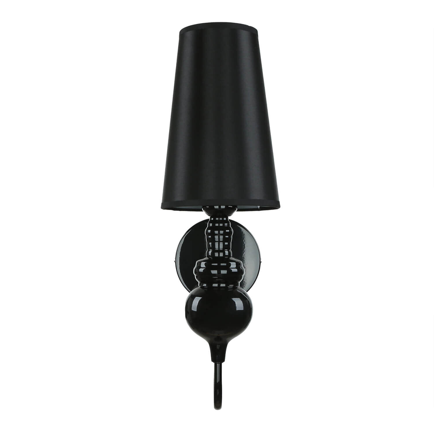 Design Wandleuchte in schwarz-gold