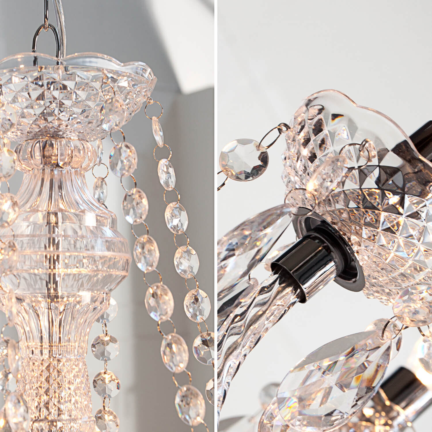 Pendellampe E14 Klassisch imposant Kronleuchter Leuchter, Lampe