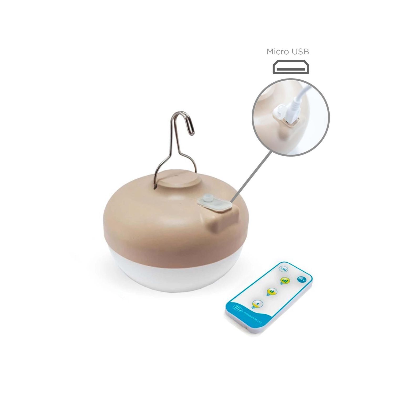 LED Campingleuchte Solar USB Akku Haken Magnet dimmbar IP54 CHERRY