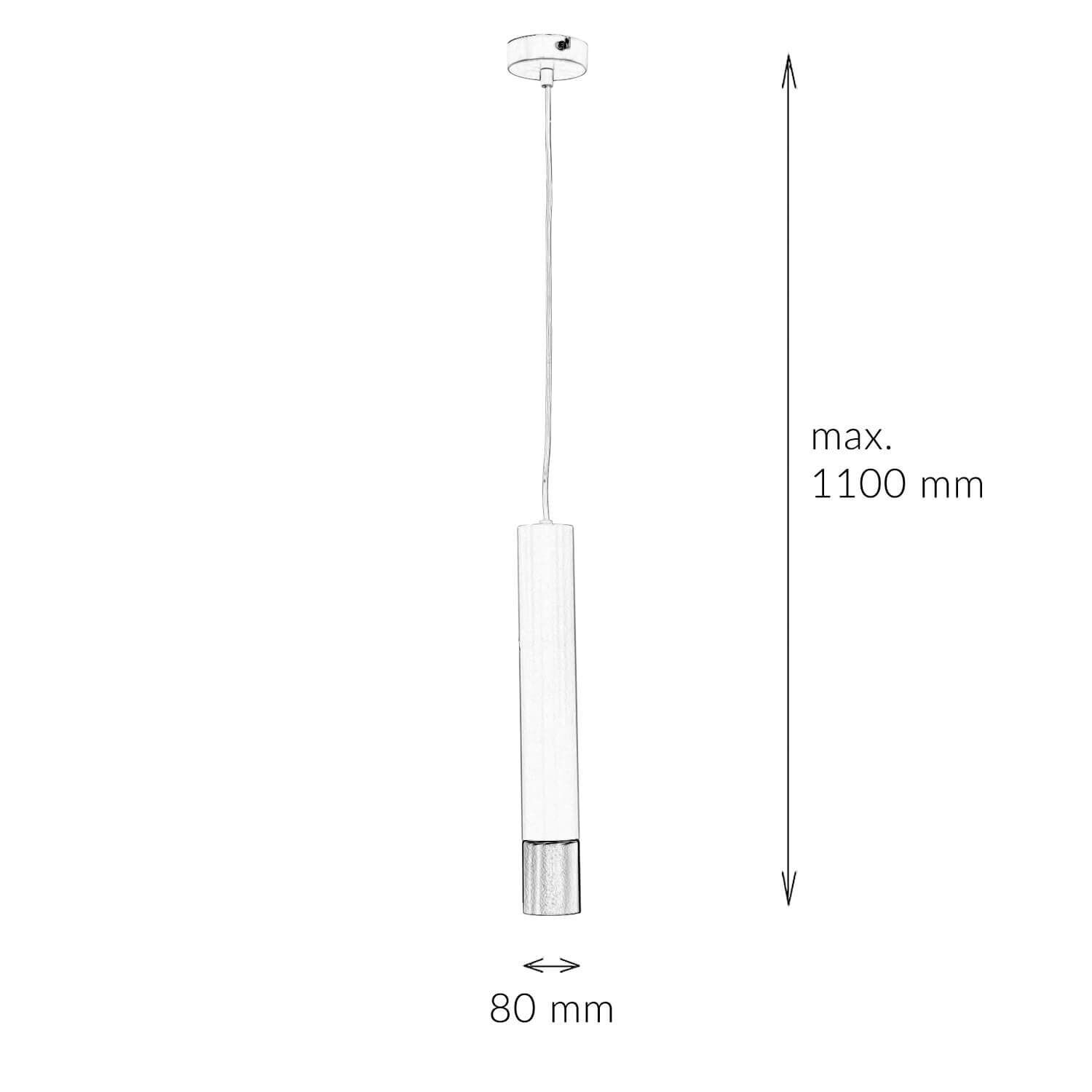 Pendelleuchte Metall rund Modern Ø8cm LIADAN