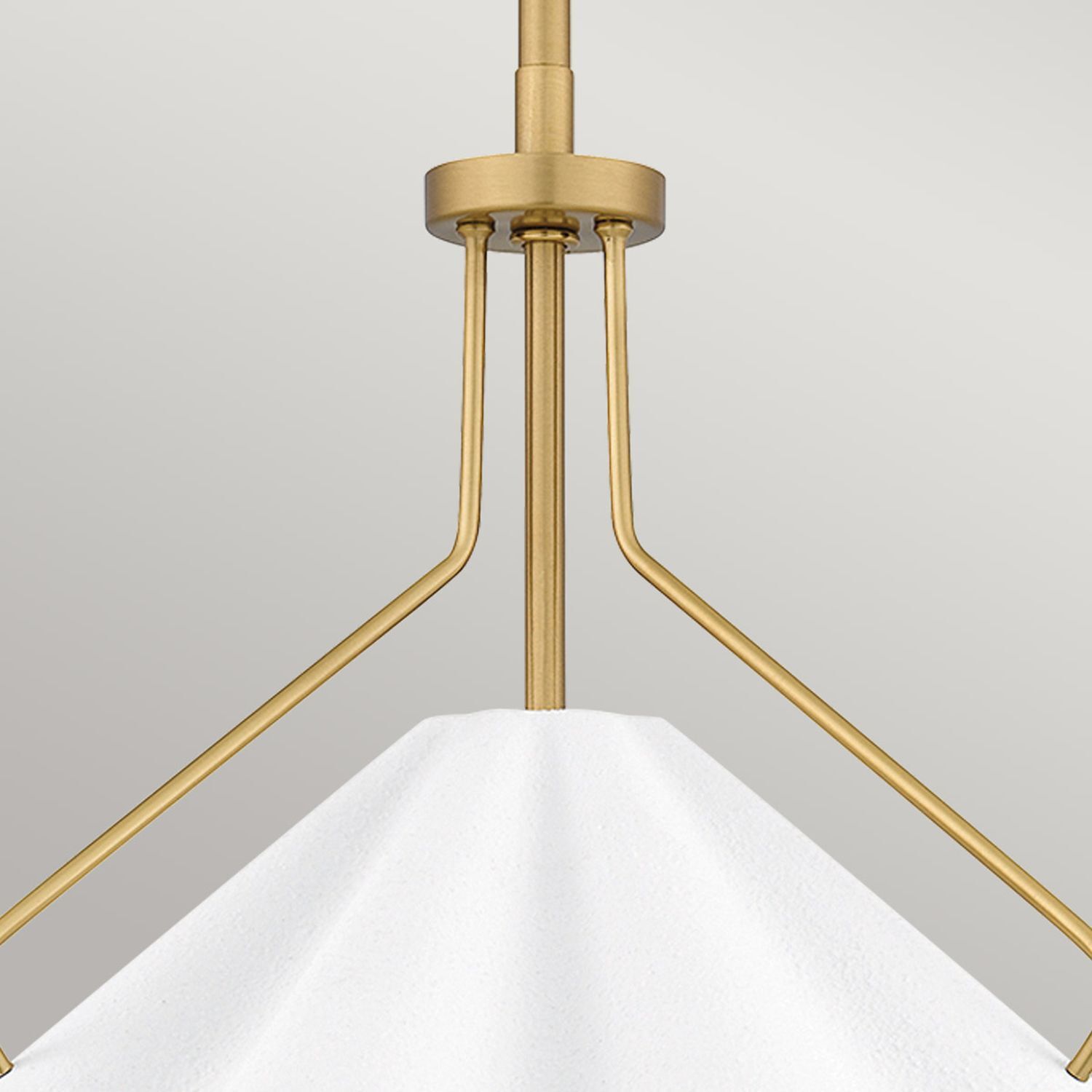 Pendelleuchte Weiß Messing antik H: max. 130,9 cm Metall E27 Lampe, Kronleuchter