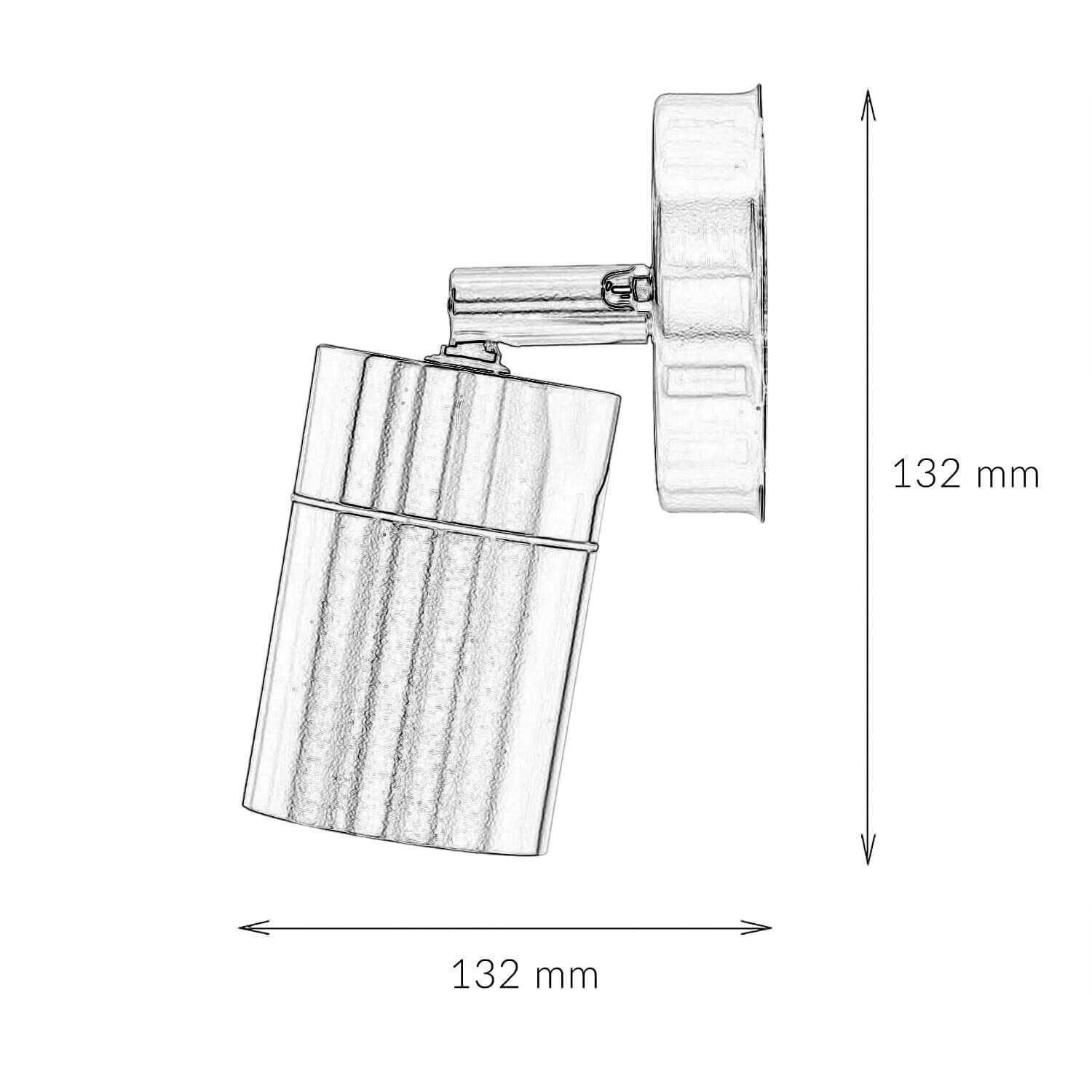 Spot Lampe außen Edelstahl IP44 GU10 Haus Wand COLLINS Spot Lampe außen Edelstahl IP44 GU10 Haus Wand COLLINS