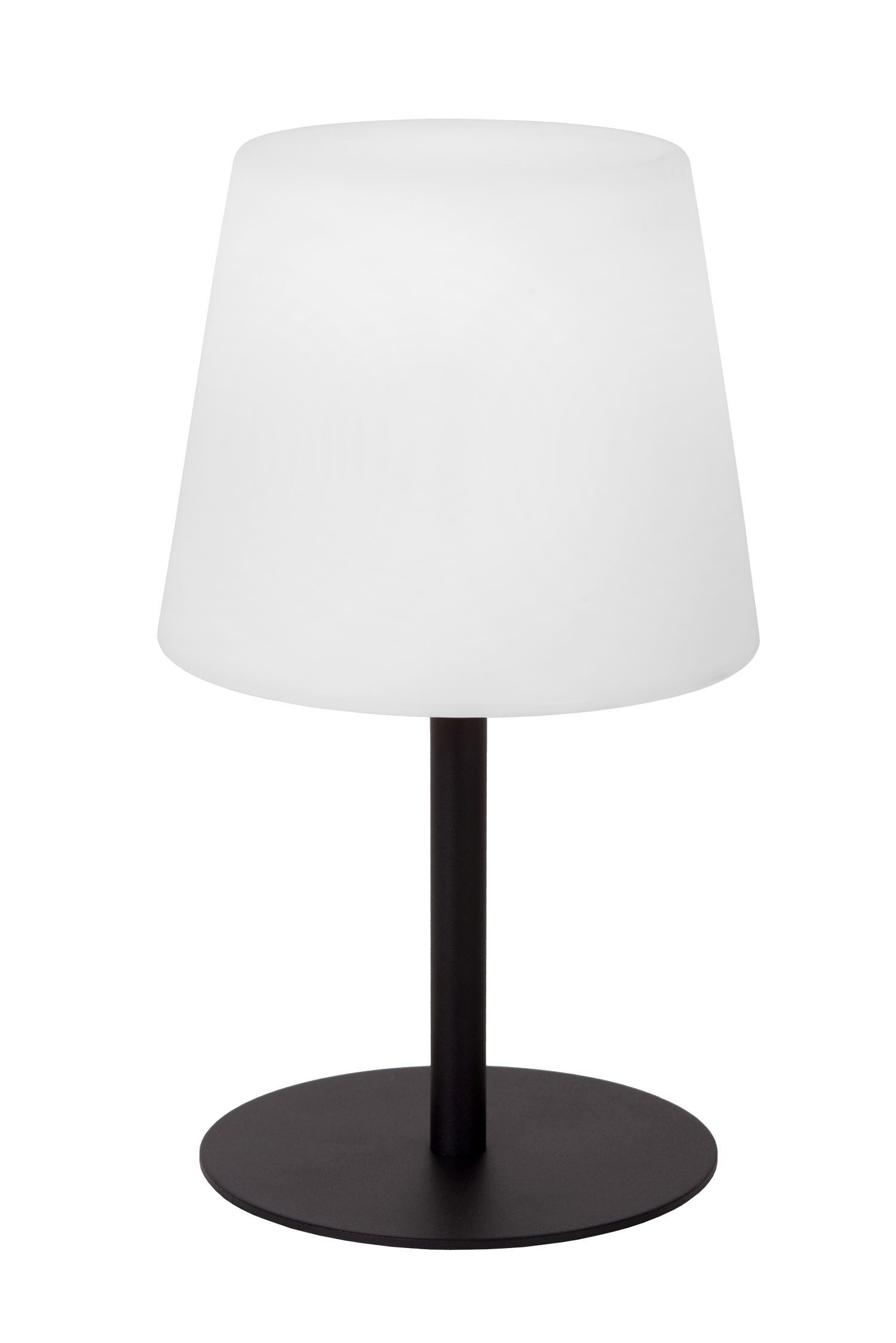 LED Tischlampe Akku 2700 K H:41 cm modern edel Lampe, Tischlampe, Lampenschirm