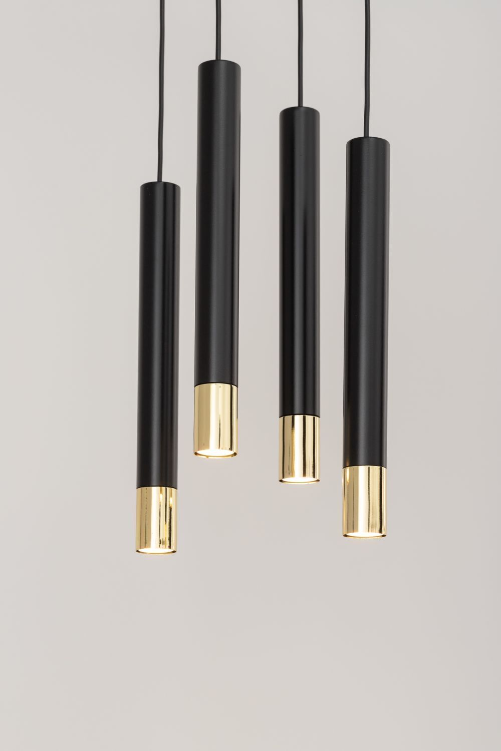 Hängeleuchte Modern Esstisch Metall Schwarz Gold