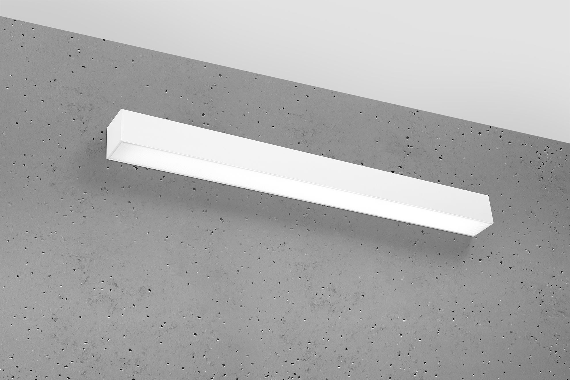 LED Wandleuchte Weiß 67 cm lang 4000 K 2080 lm Downlight