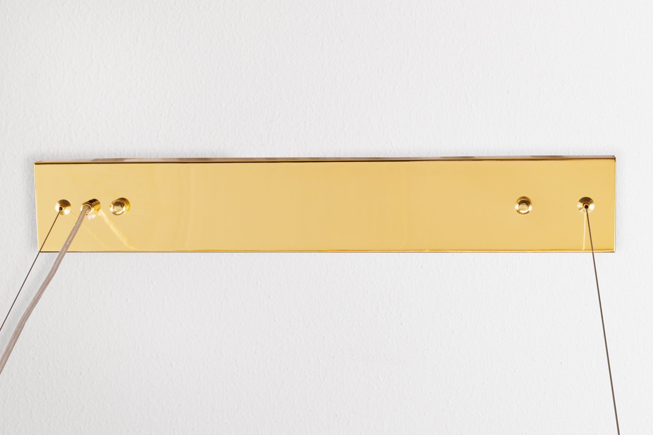 Hängelampe Klassisch Metall in Gold E14 120 cm lang