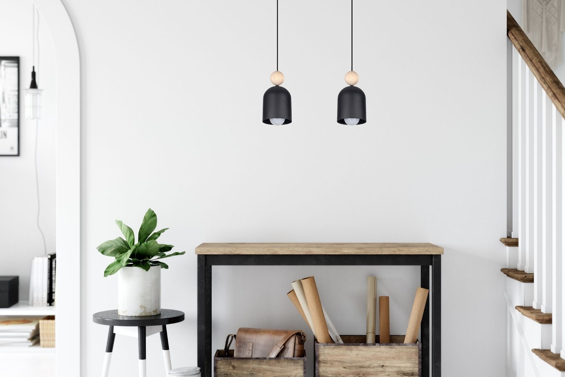 Drinnen, Innenarchitektur, Pflanze, Lampe