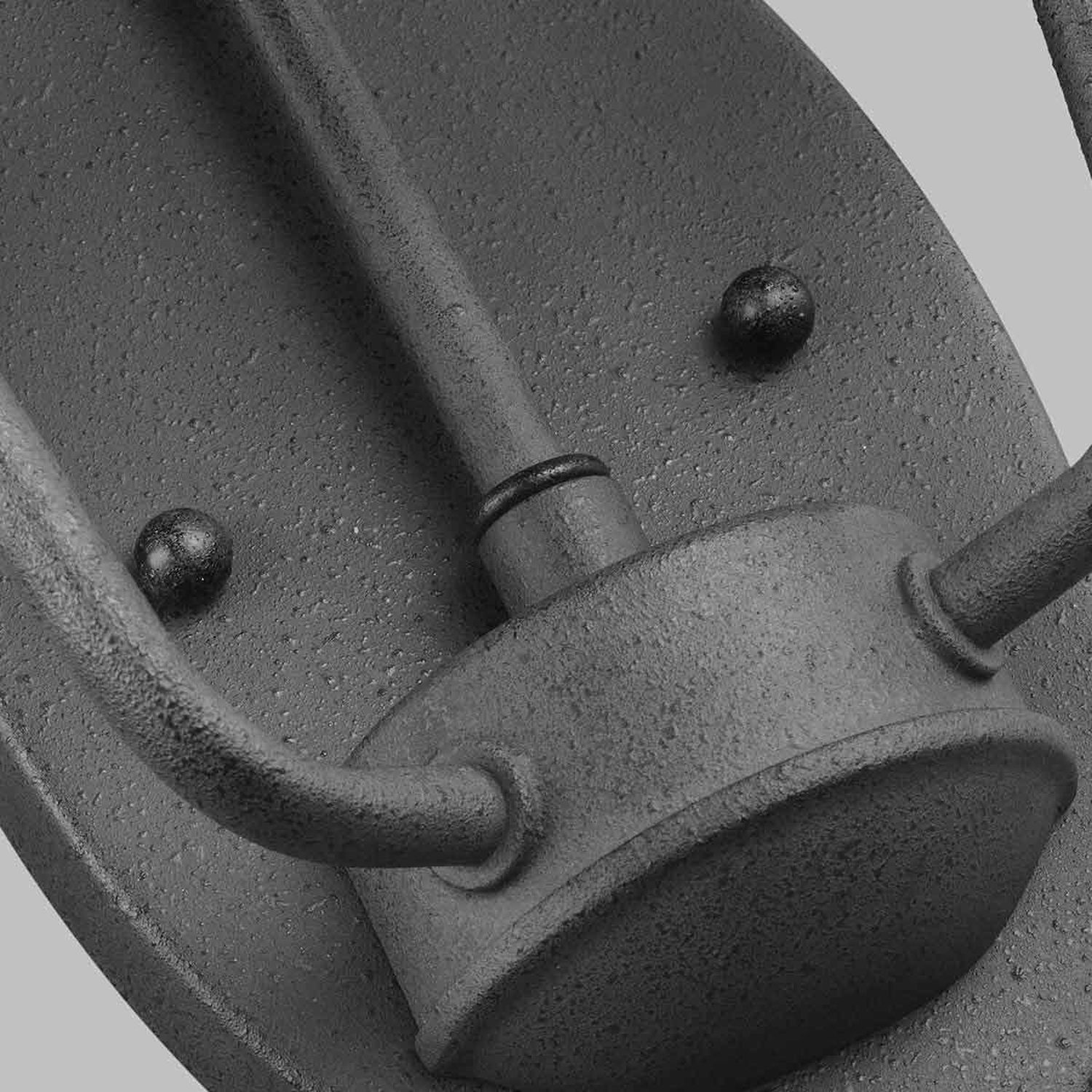 Wandlampe Rustikal 49,8 cm hoch 2-flammig Zink antik Wandlampe Rustikal 49,8 cm hoch 2-flammig Zink antik