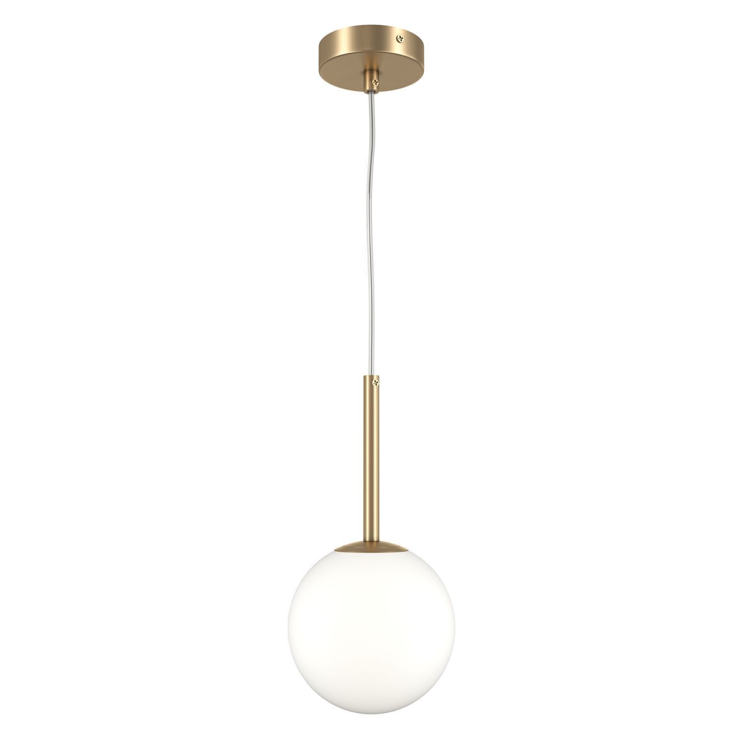 Hängeleuchte Metall Glas E14 D: 15 cm H: max. 180 cm