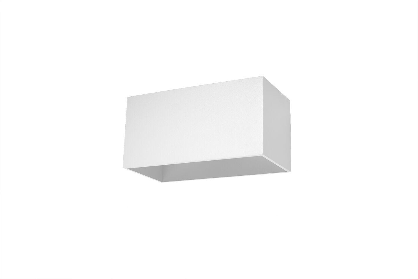 Weiße Wandlampe Up Down eckig 2x G9 Flurbeleuchtung