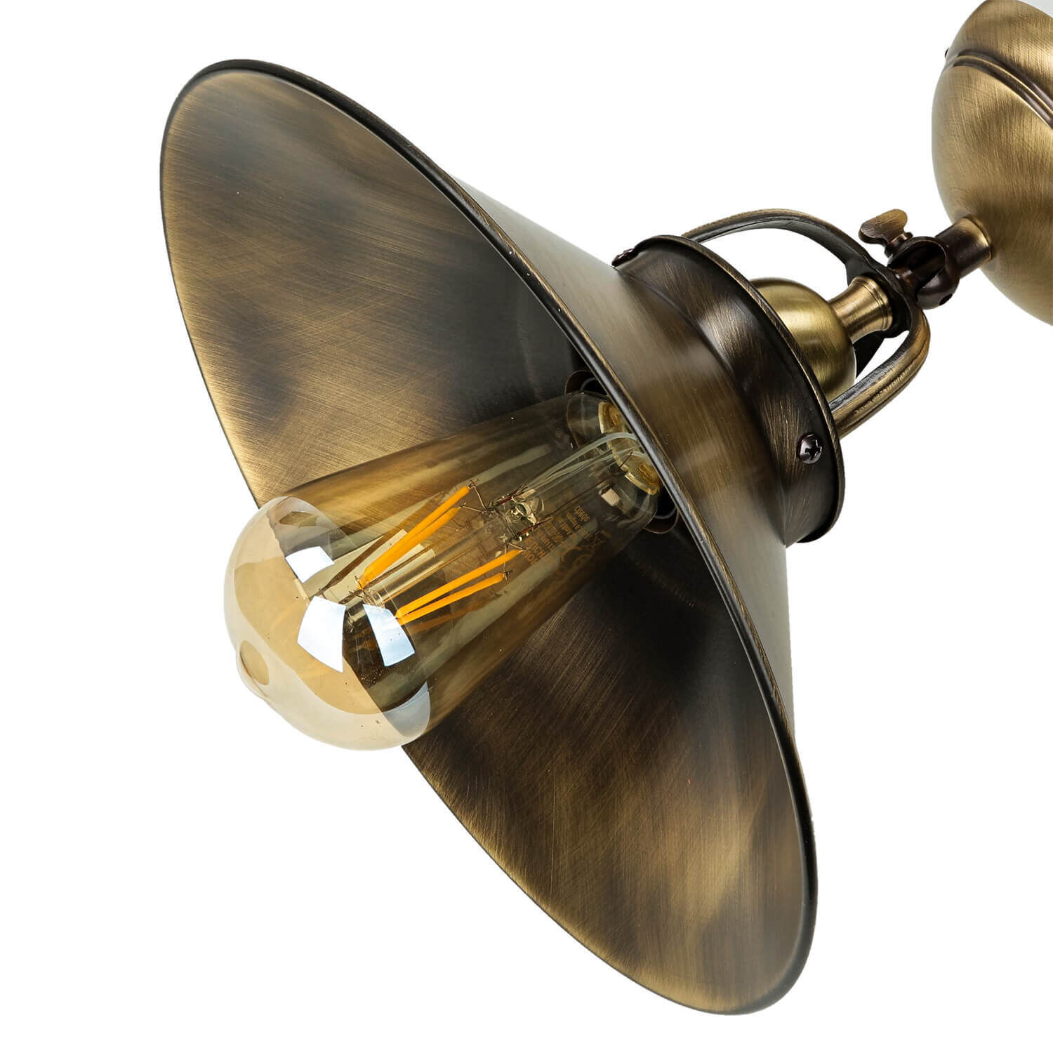 Deckenlampe Bronziert Echt-Messing Handarbeit Beleuchtung, Bronze, Leuchte, Lampe