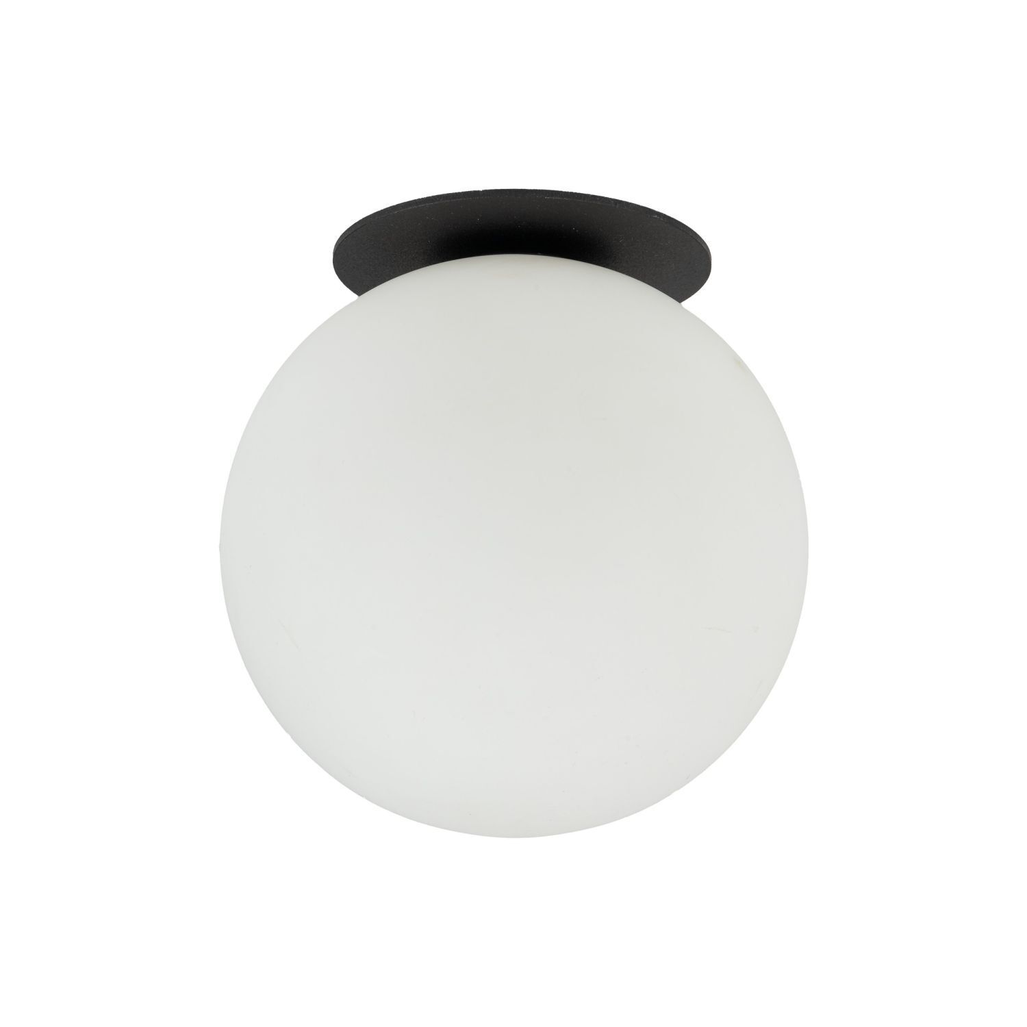 Deckenleuchte Schwarz Ø10 cm G9 Glas blendarm