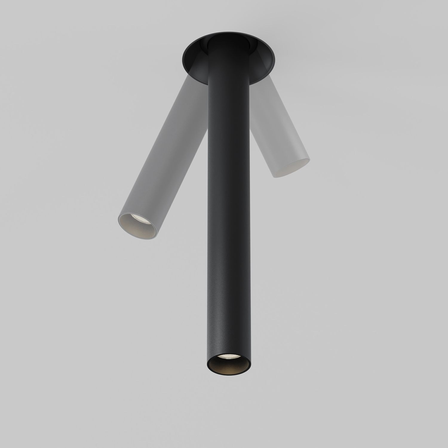 Wandleuchte, Deckenleuchte, Standleuchte, Metall, Schwarz