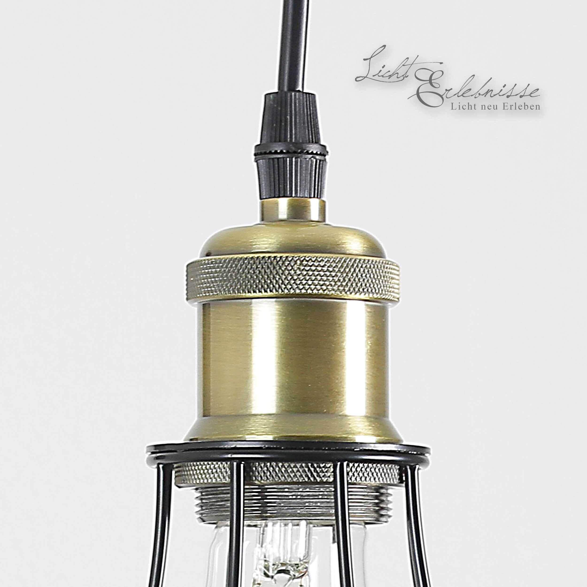 Hängeleuchte GORDON Ø20cm Lampe, Flasche, Shaker