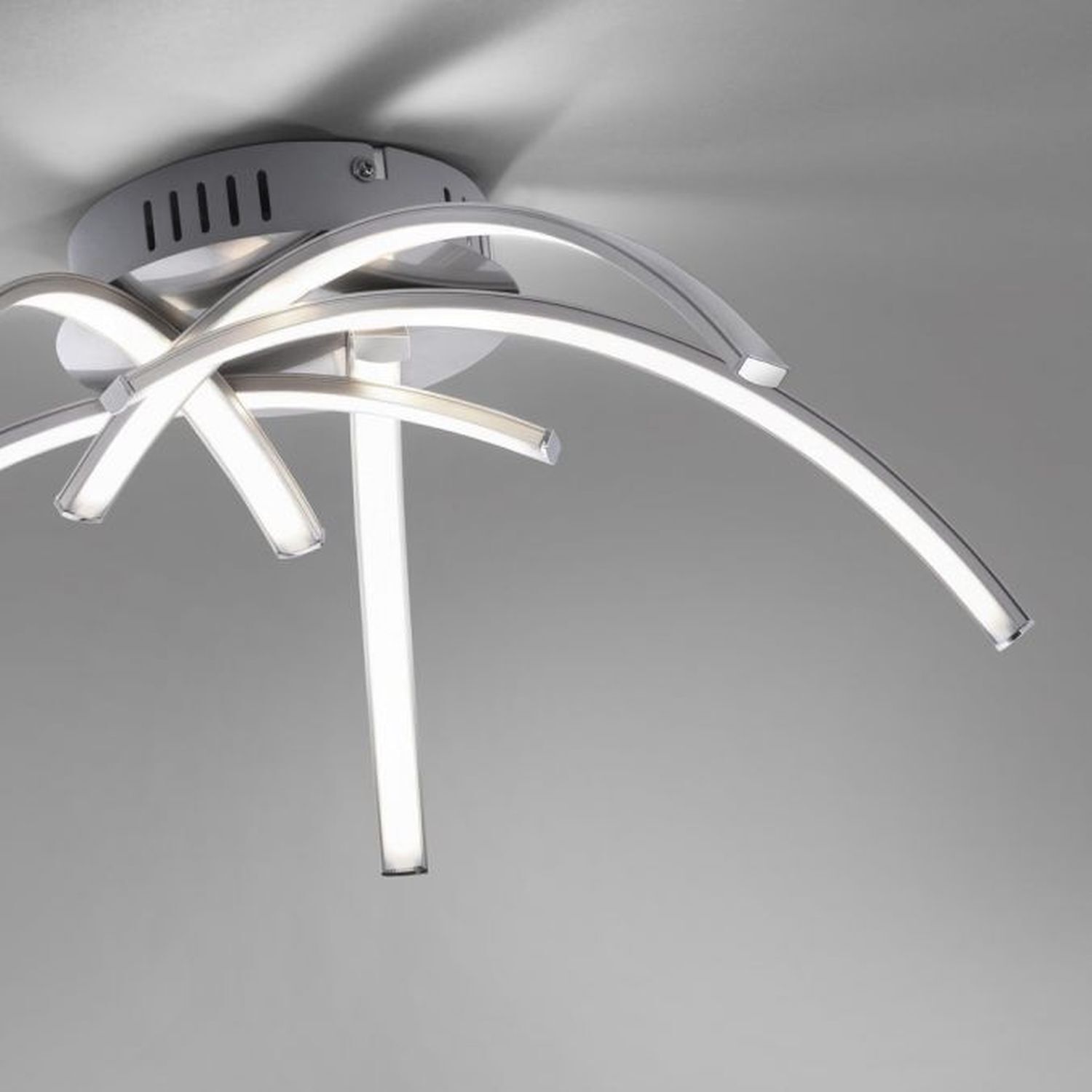 LED Deckenleuchte Metall in Stahl 3000 K 445 lm L:47 cm