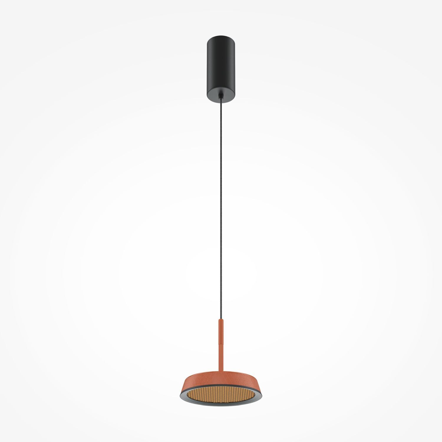 LED Hängelampe Aluminium Ø 15,3 cm rund H: max. 327 cm Lampe