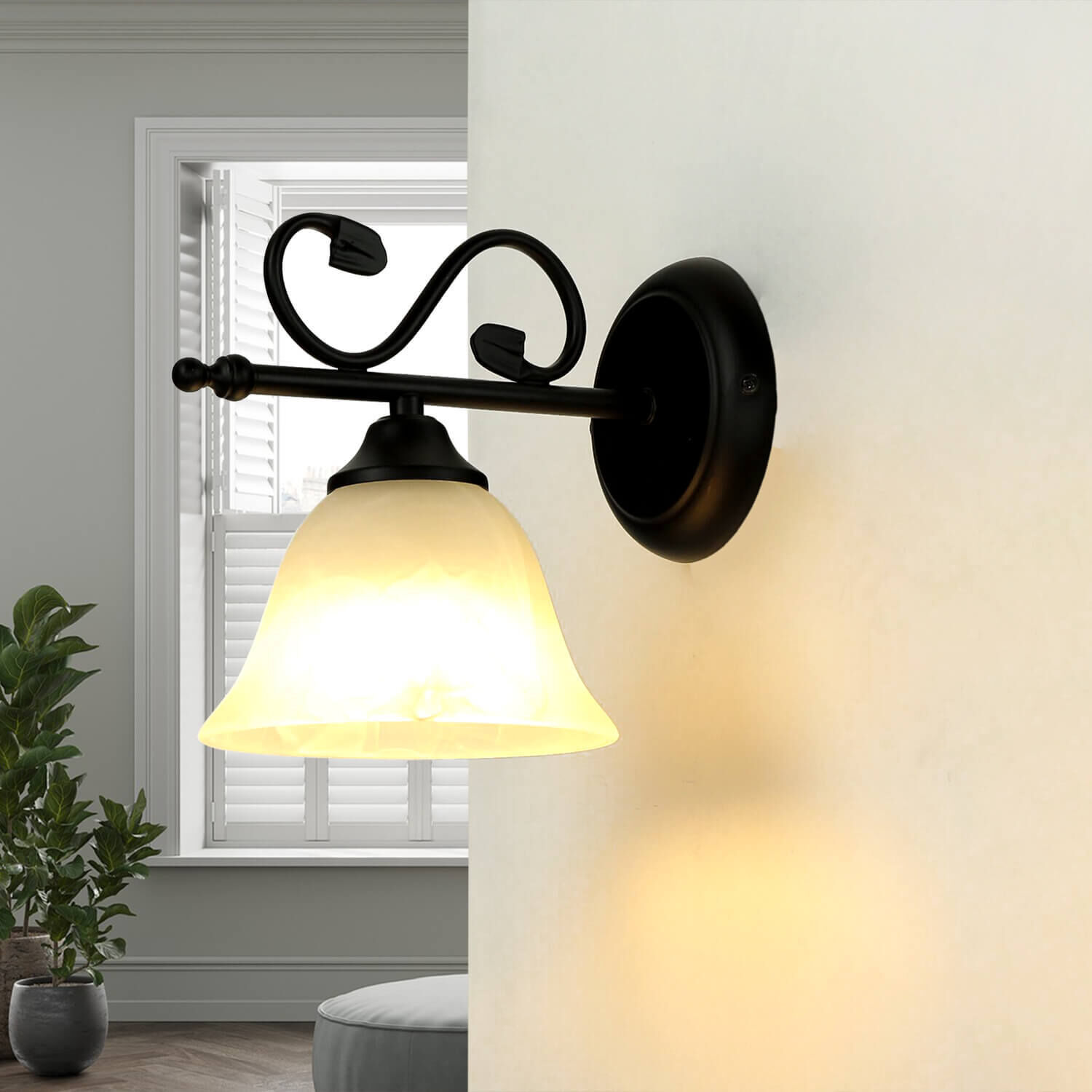 Lampe, Leuchte, Pflanze