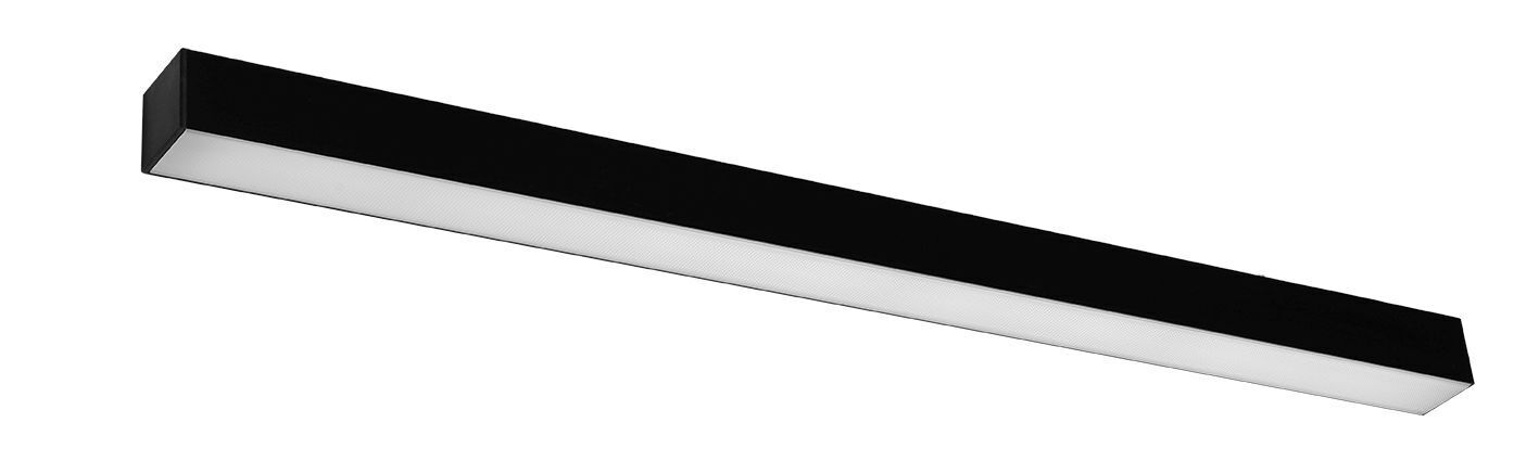 LED Wandleuchte Schwarz Downlight 90 cm länglich 3000 K