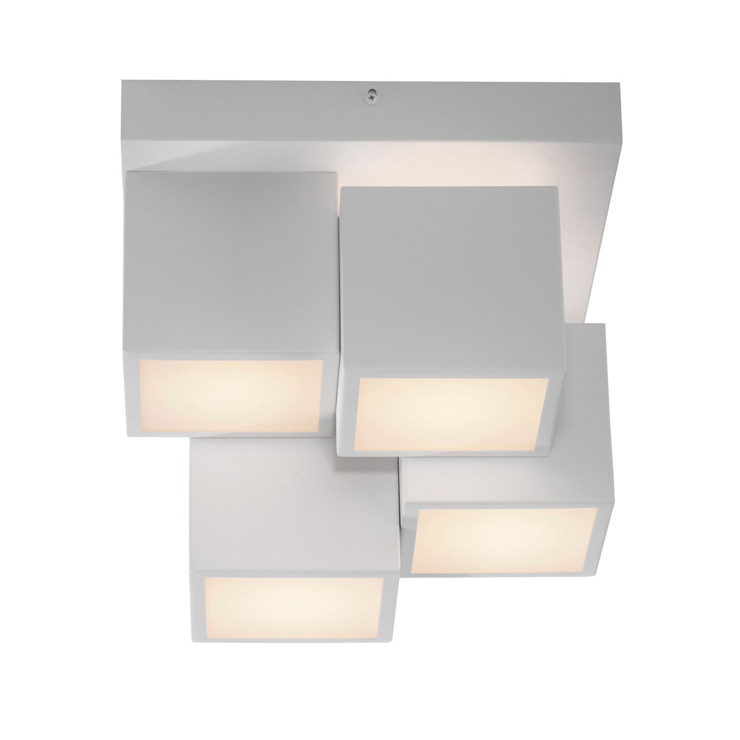 LED Deckenleuchte Metall Würfel B:30 cm 2400 lm 3000 K