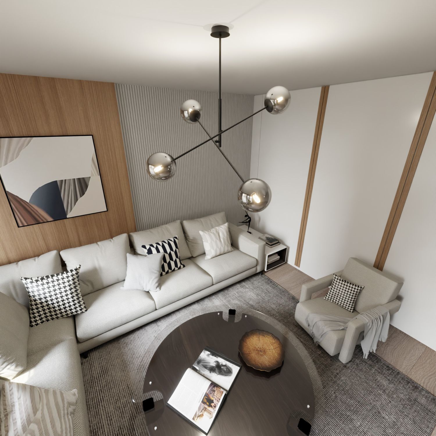 Dekoration für Zuhause, Wohnzimmer, Couch, Tabelle, Lampe