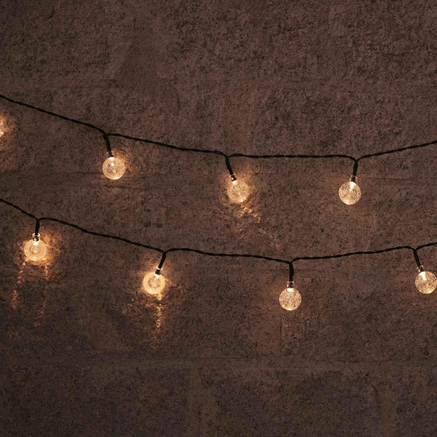 LED Lichterkette außen Solar IP44 266,6 cm lang 1800 K Beleuchtung, Licht, Leuchter, Lampe