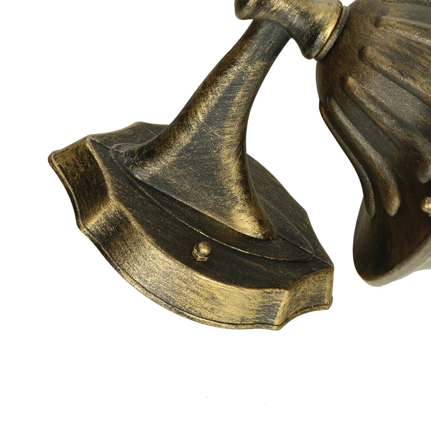 MILANO Außen Wandleuchte Gold Antik E27 rustikal Bronze