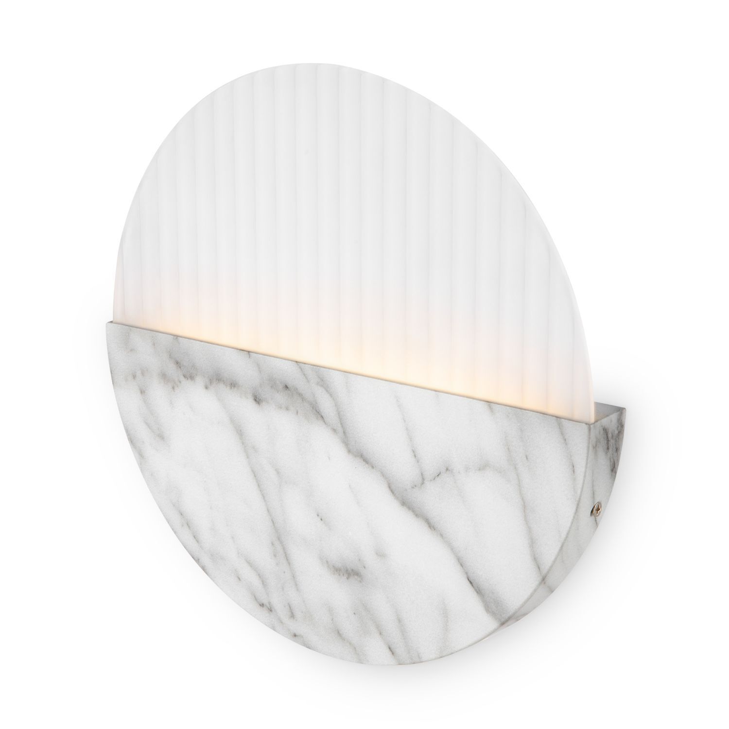 LED Wandleuchte Glas Metall 3000 K warmweiß 200 lm rund