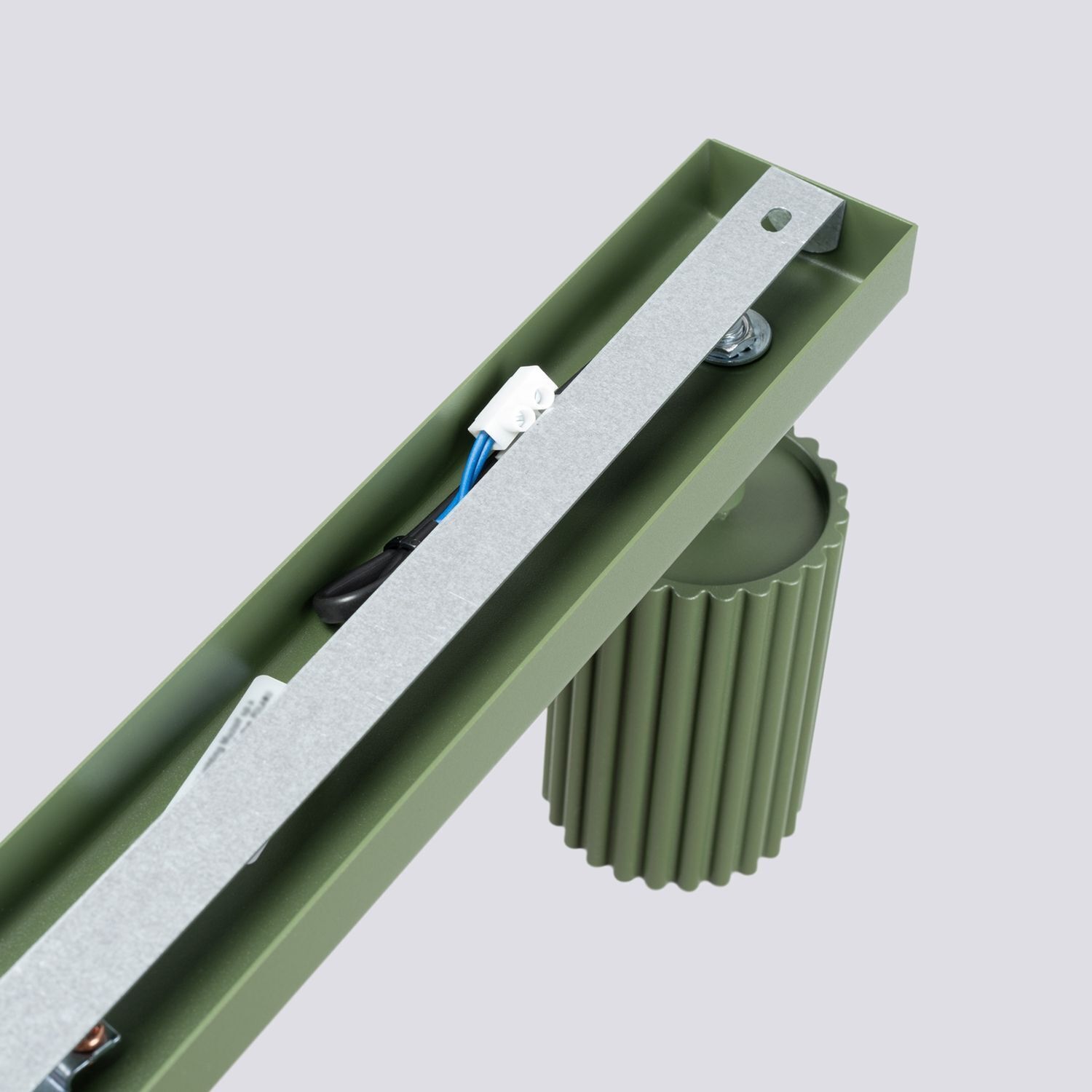 Deckenstrahler Modern GU10 4-flammig 81 cm lang in Grün