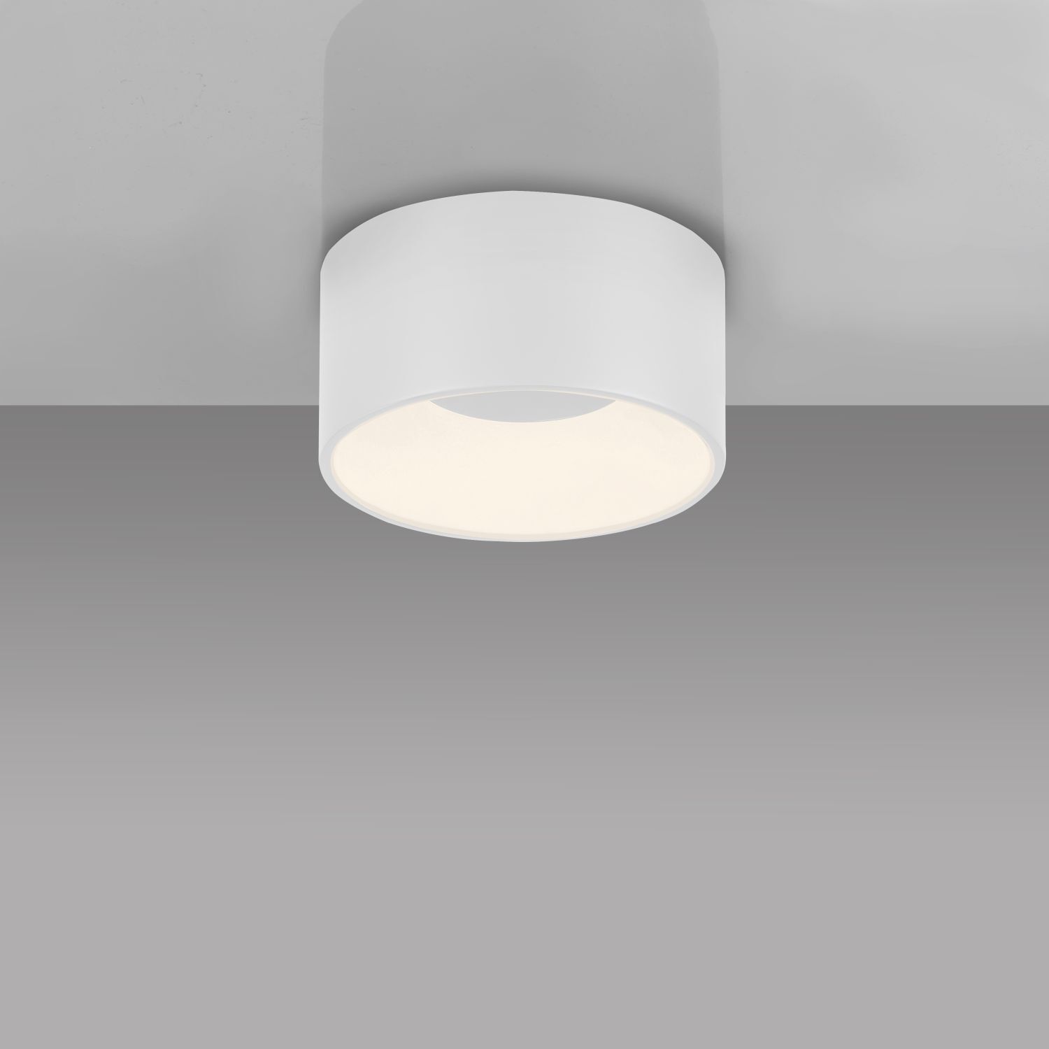 Runde LED Deckenlampe Weiß Ø16 cm 13 W 1500 lm dimmbar