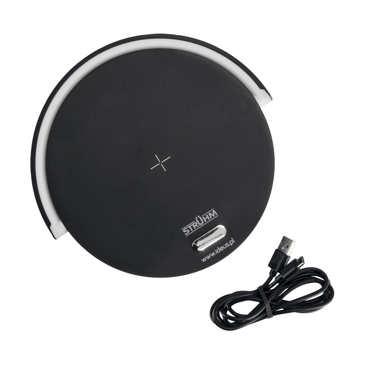 Akku Tischlampe LED Touch kabellose Ladefunktion für Smartphone Adapter, Elektronik, CD-Player