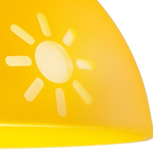 Pendelleuchte Farbig Kinderlampe Gelb Kunststoff
