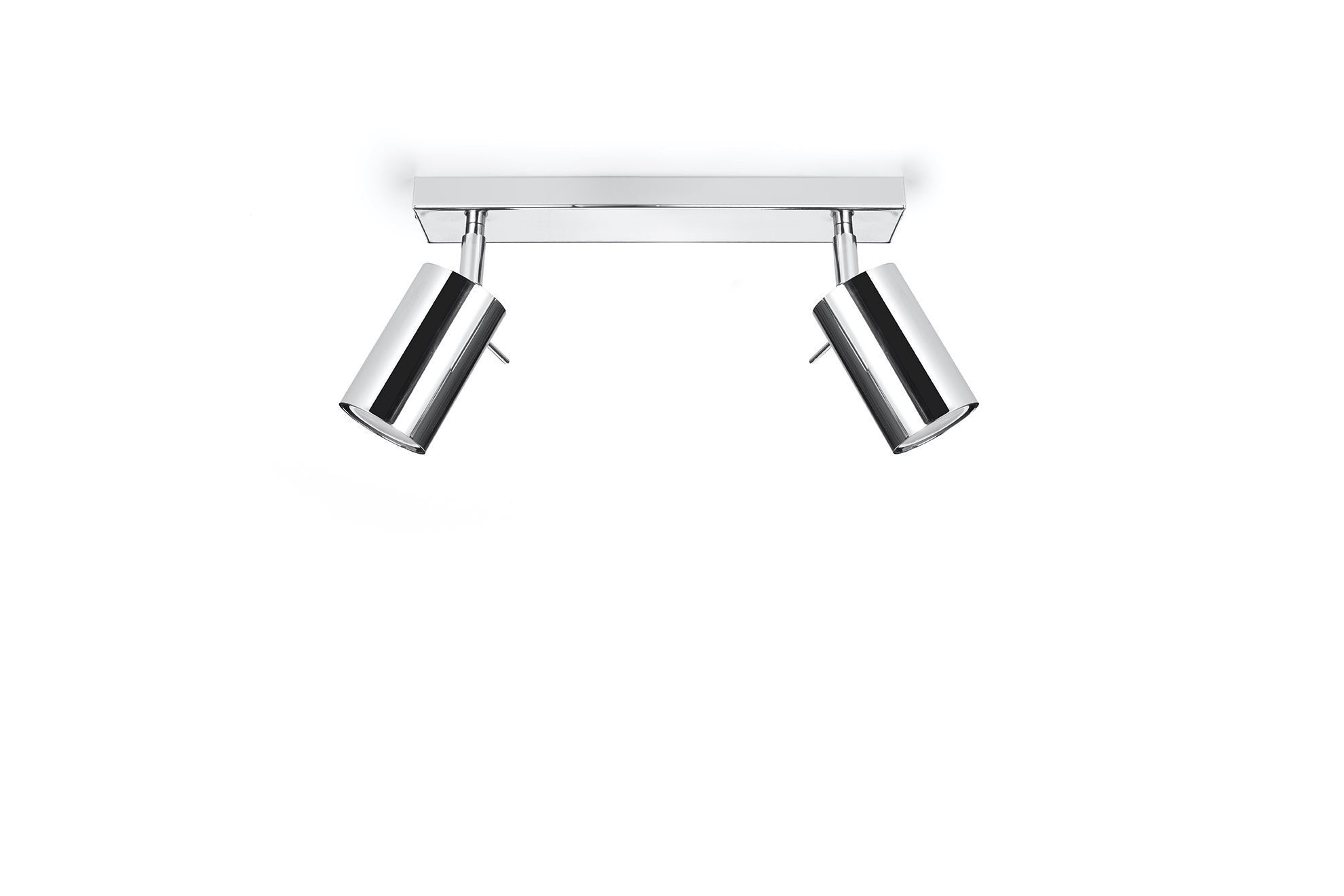 Deckenstrahler 2-flammig GU10 30 cm länglich Chrom