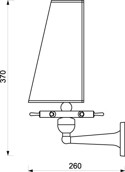 Edle Wandlampe Antik Maritim aus Messing VELIERO