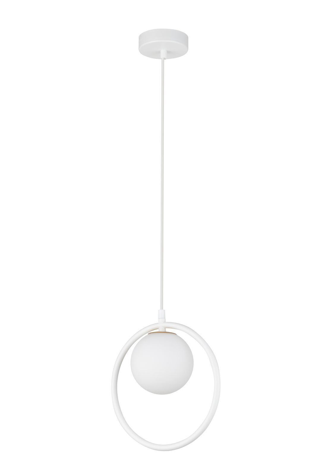 Design Pendelleuchte Glas Metall Weiß bis 0,9 m G9