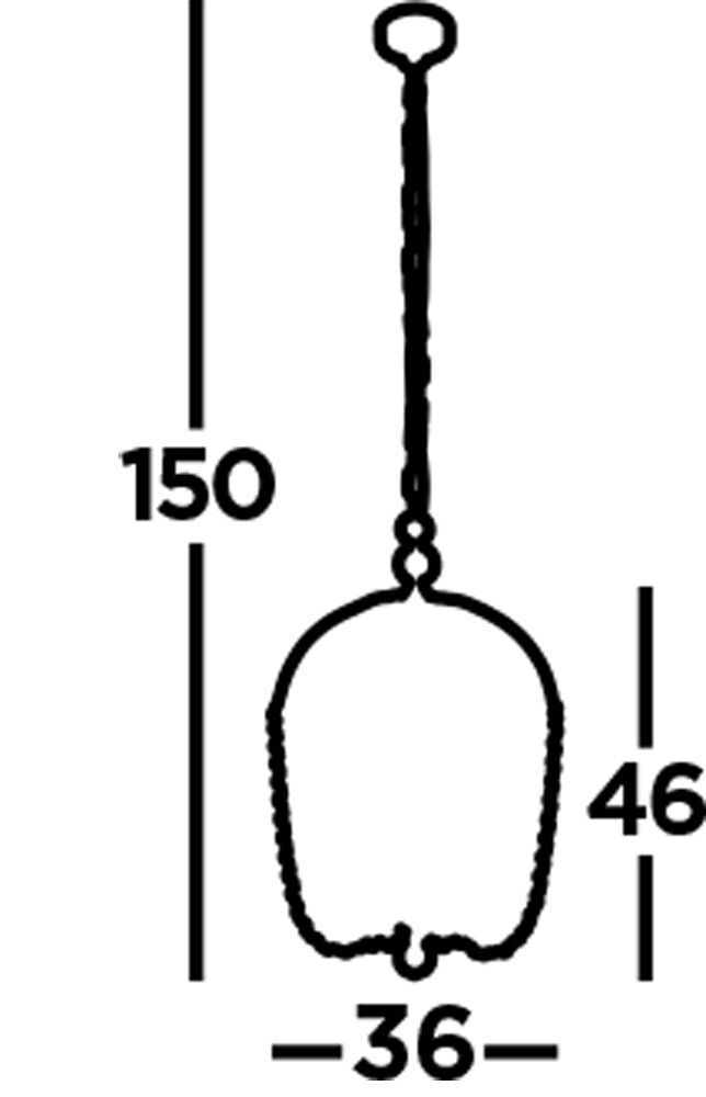 Pendelleuchte 5-flammig Schwarz E14 Ø 36 cm Metall Kristall
