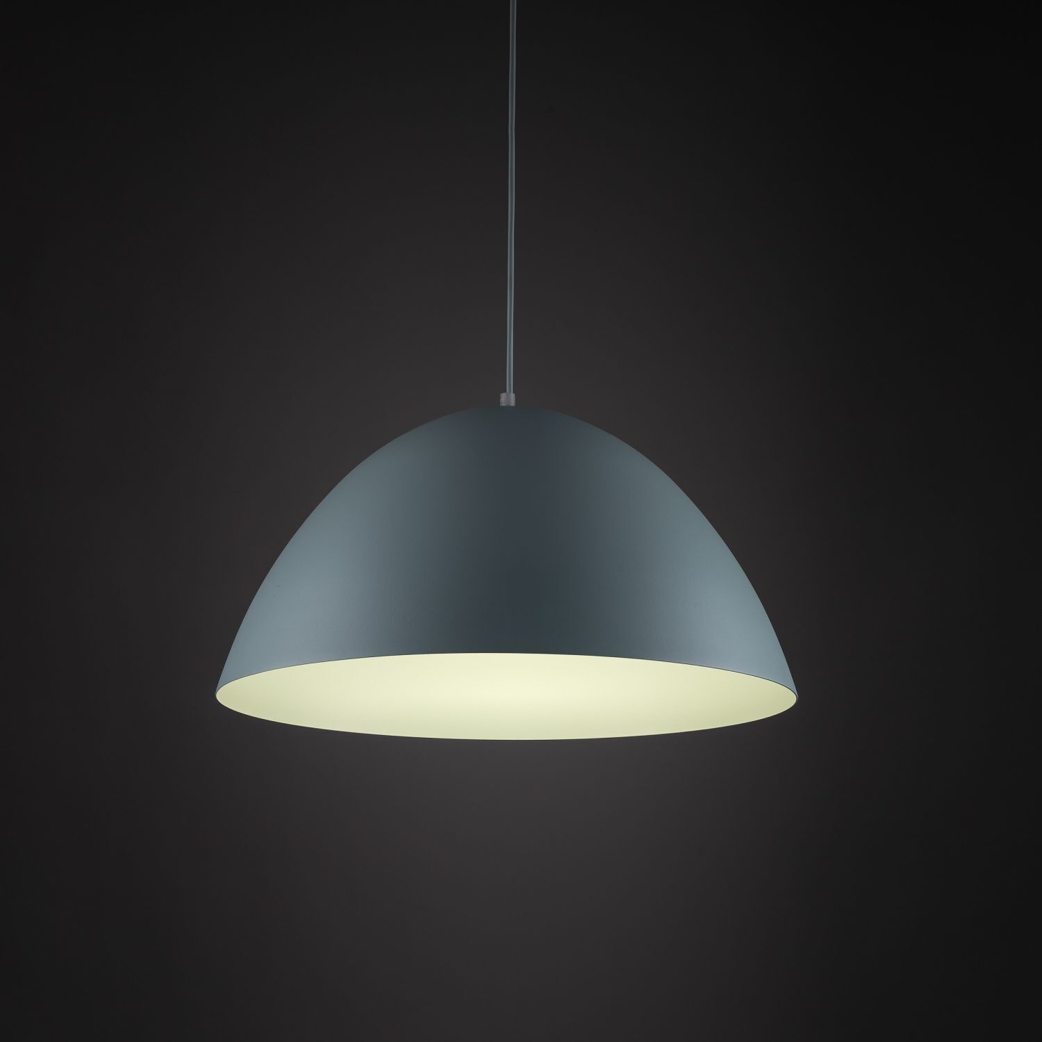 Hängeleuchte Metall Ø 50 cm H: max. 170 cm E27 Mint Grün