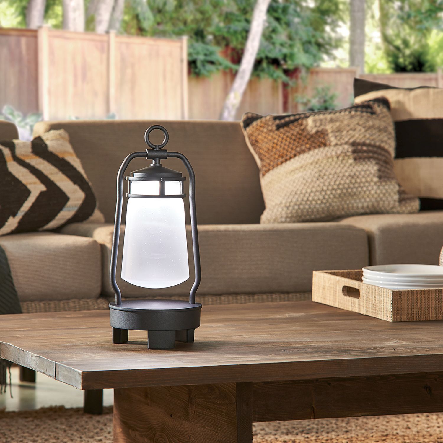 Tragbare LED Außenleuchte Smart Home mit Lautsprecher