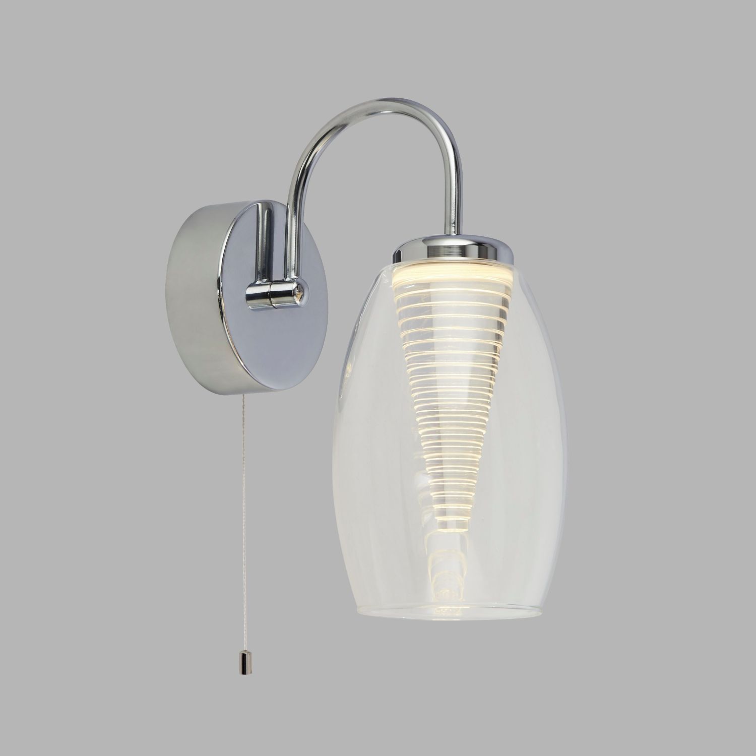 LED Wandleuchte mit Schalter 3000 K 414 lm H: 26,5 cm