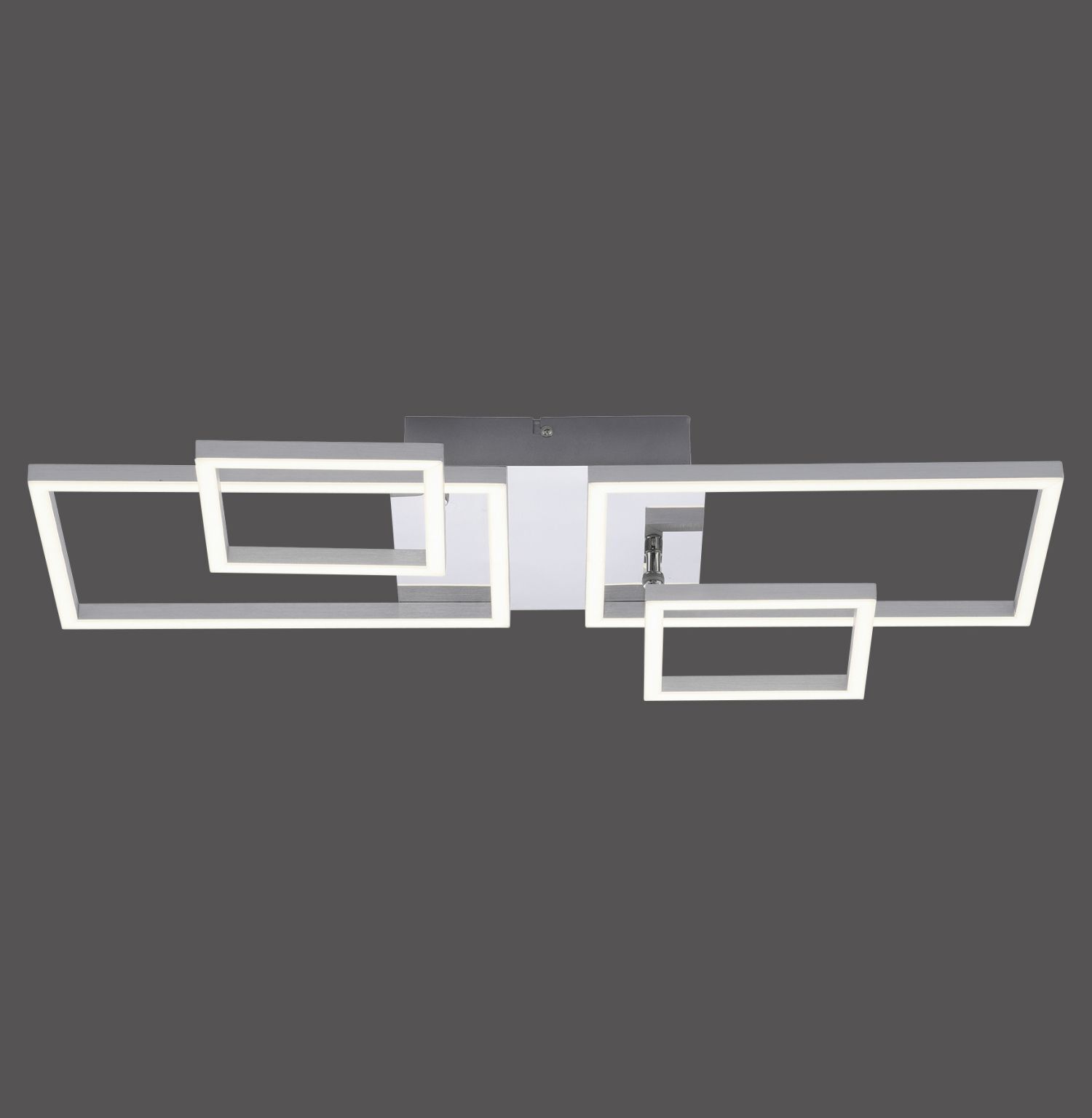 Verstellbare LED Deckenlampe in Stahl L:65 cm 3000 K