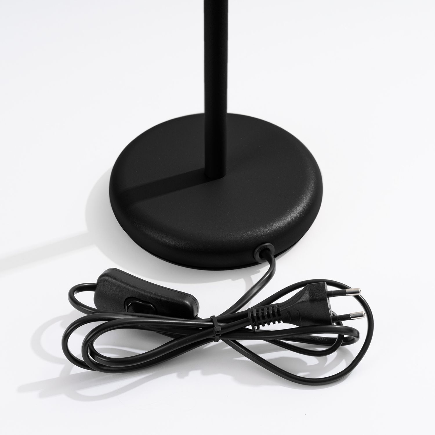 Schreibtischleuchte Schwarz H: 43 cm schwenkbar Aluminium GU10