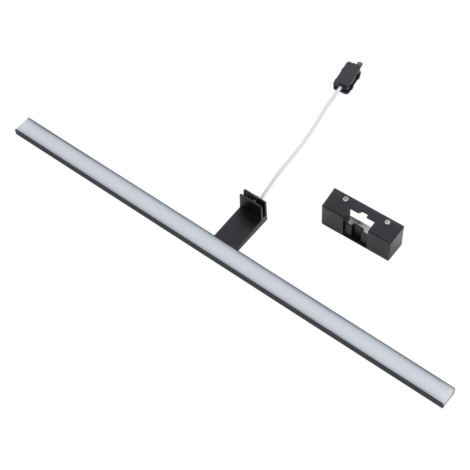 LED Spiegelleuchte IP44 Schwarz 3000 K 1050 lm warmweiß