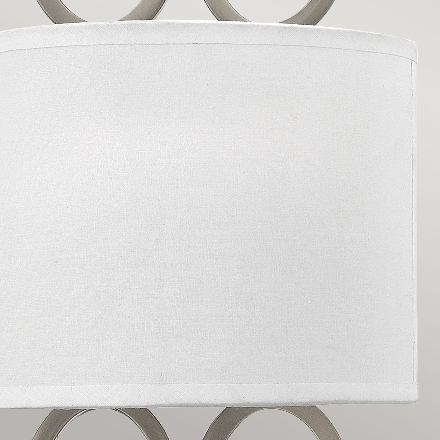 Wandleuchte Metall Stoff Glas 51,5 cm hoch 5x E14 elegant Tasche, Tragetasche, Lampe, Dekoration für Zuhause, Leinen