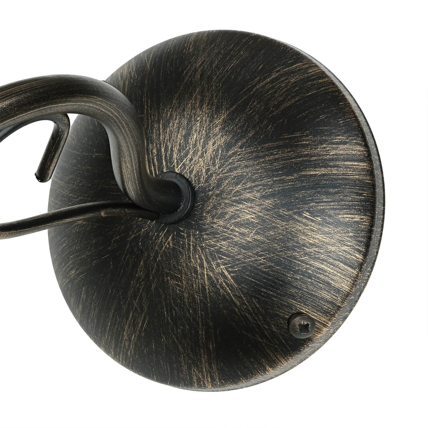 Wandlampe DELMARE Shabby Braun antik Wohnzimmer