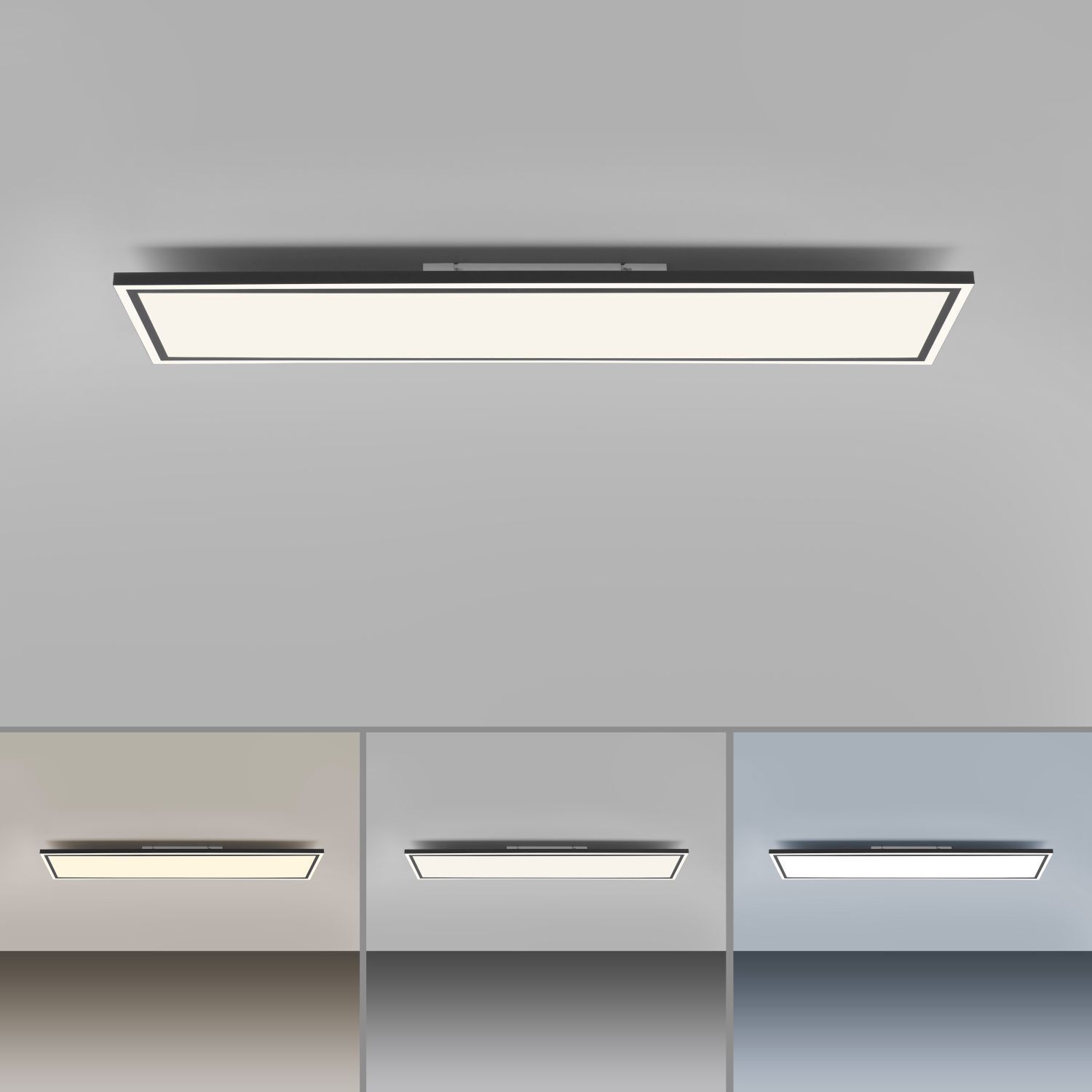 LED Deckenlampe Fernbedienung 5900 lm 120 cm dimmbar Deckenleuchte