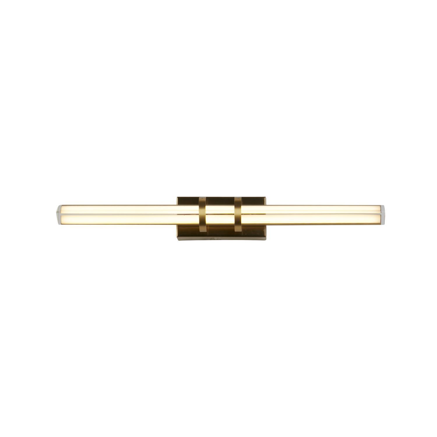 LED Spiegelleuchte in Messing 3000 K IP44 B:46,5 cm