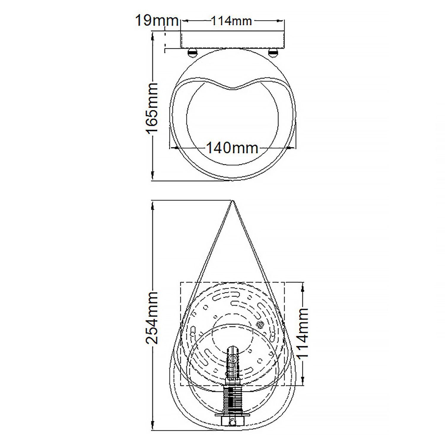 Wandleuchte LED G9 H: 25,4 cm 3000 K Schwarz Gold Weiß