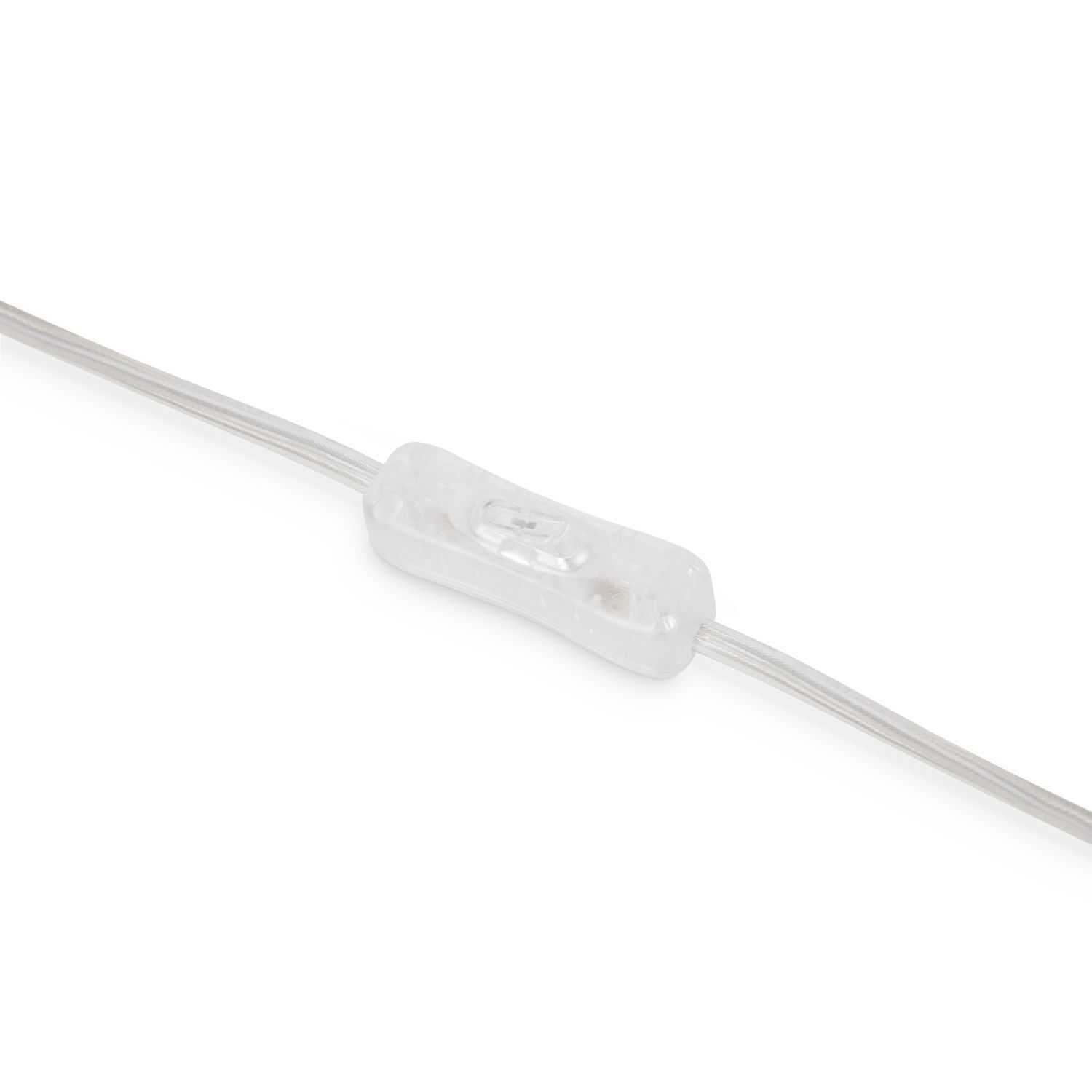 LED Tischlampe Glas Metall 3000 K warmweiß 500 lm rund Elektronik, Adapter