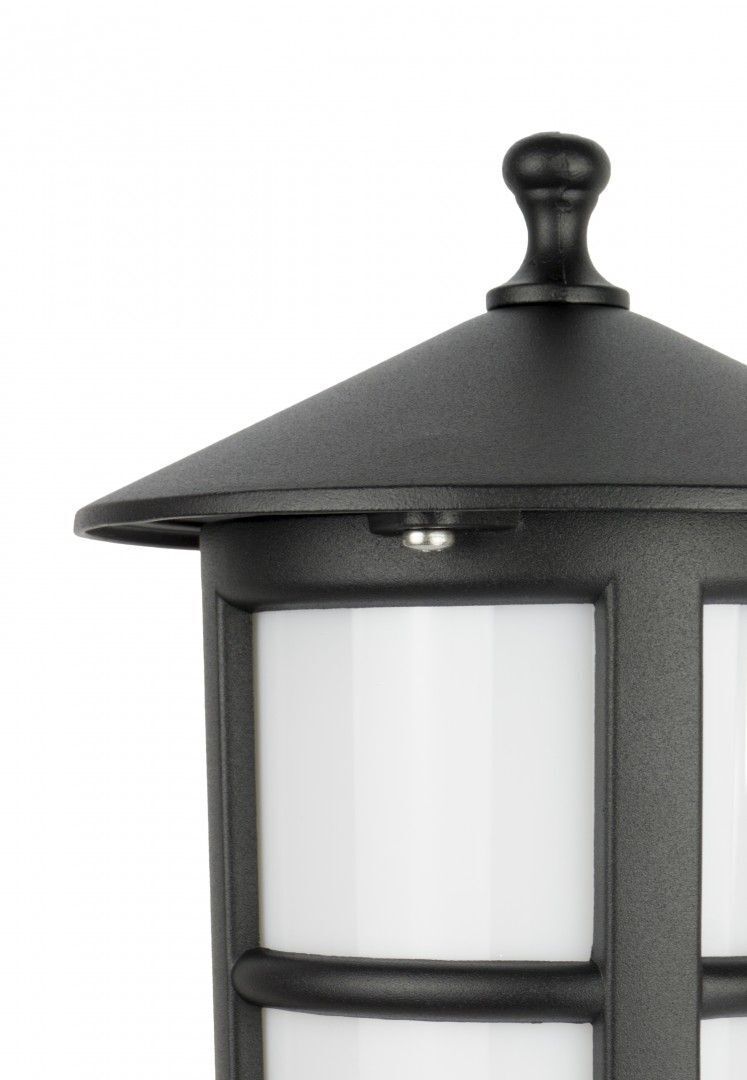 Rustikale Außenlampe KINGFISHER Aluminium Schwarz