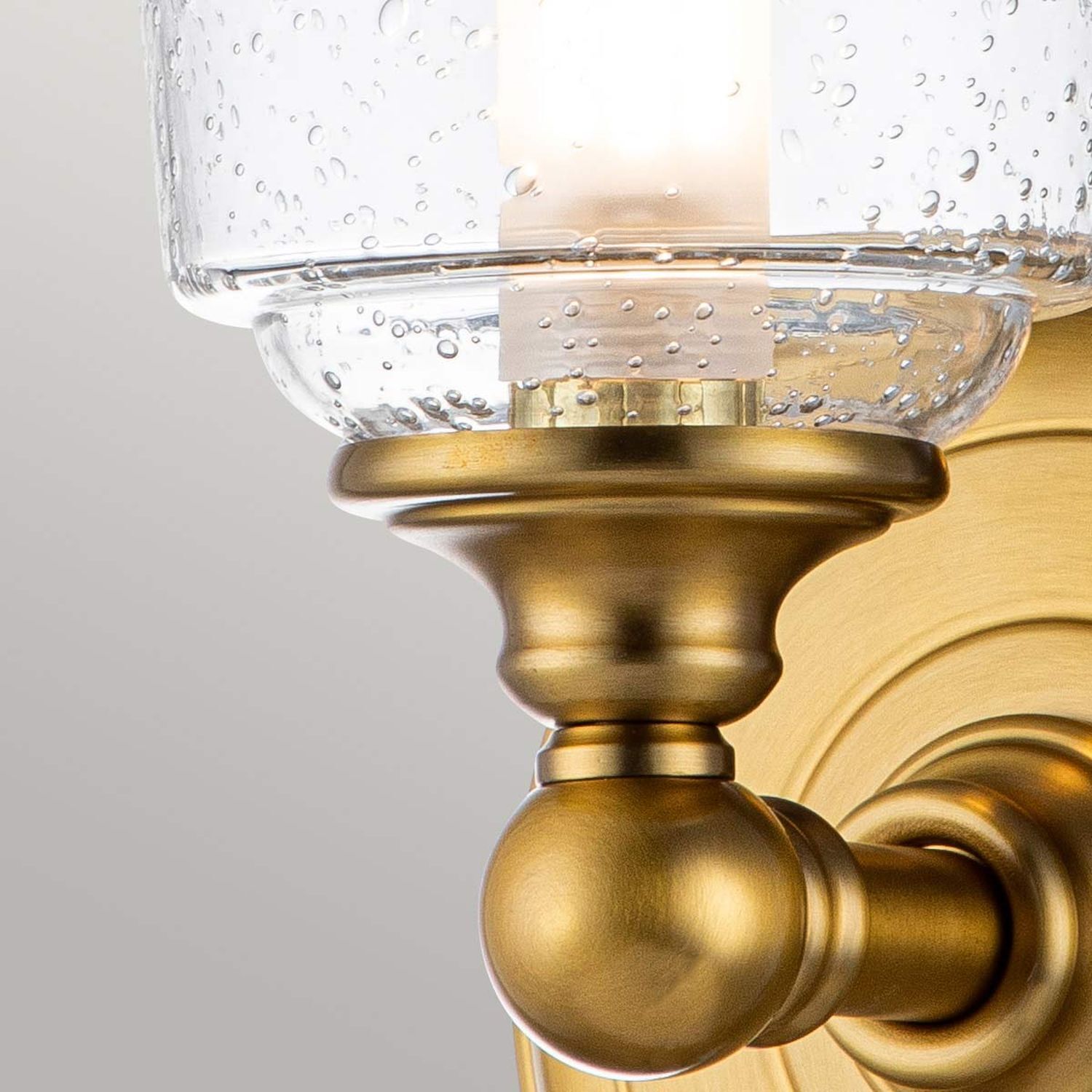 Badlampe Wand LED G9 IP44 warmweiß 3000 K Glas Metall